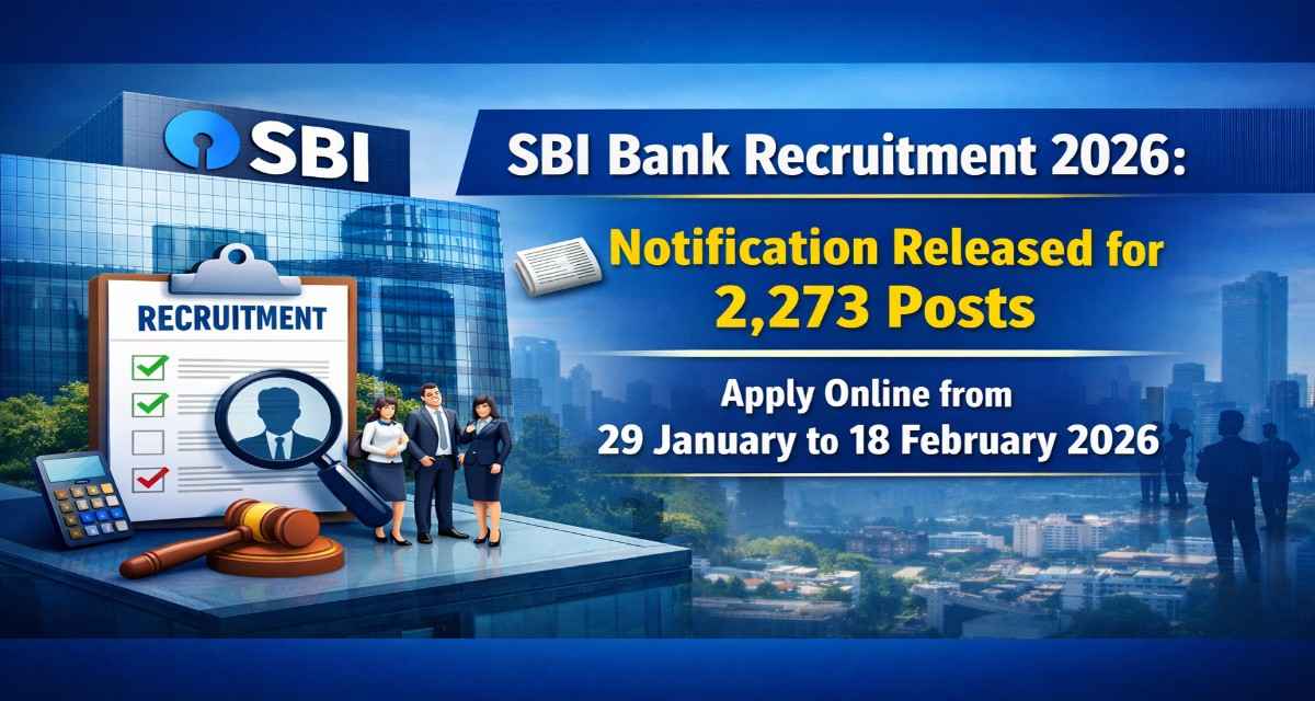 SBI Bank Recruitment 2026