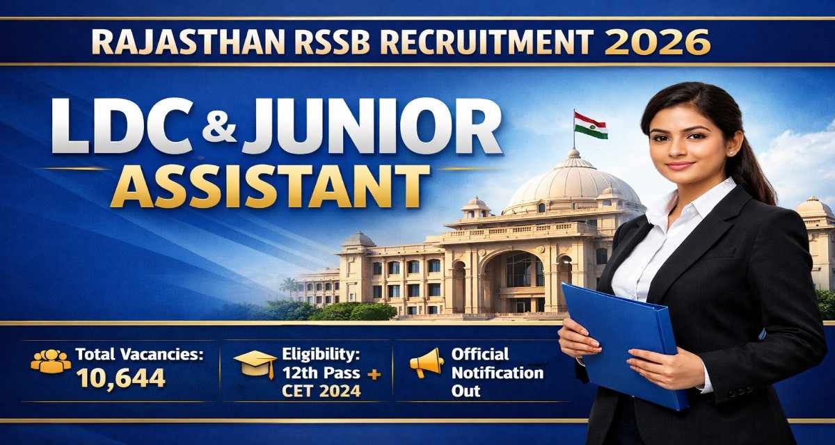 RSSB LDC / Junior Assistant Recruitment 2026
