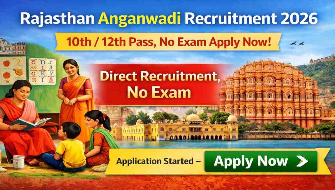 Rajasthan Anganwadi Recruitment