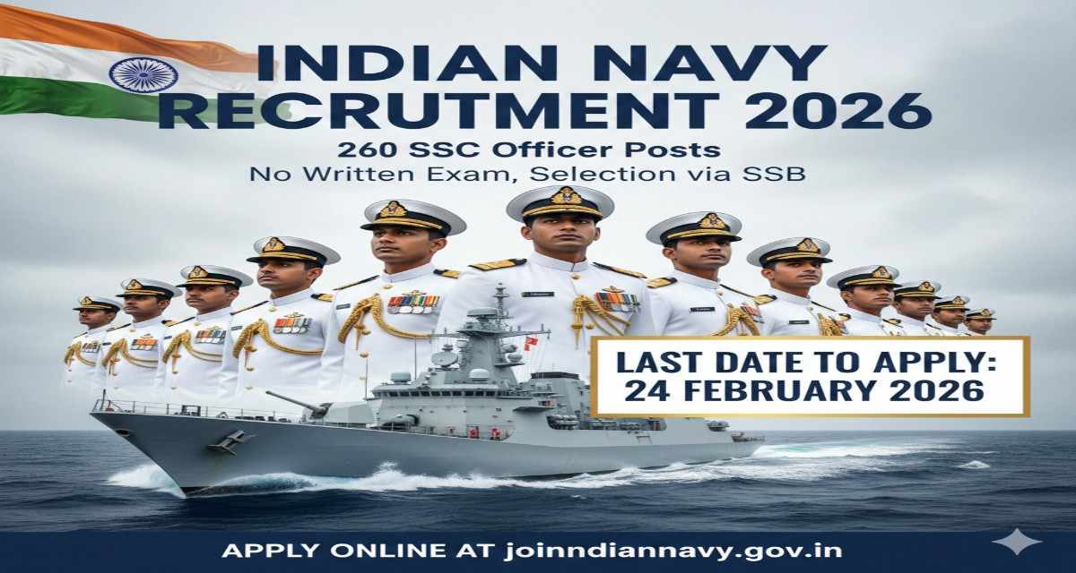Indian Navy Officer Recruitment 2026