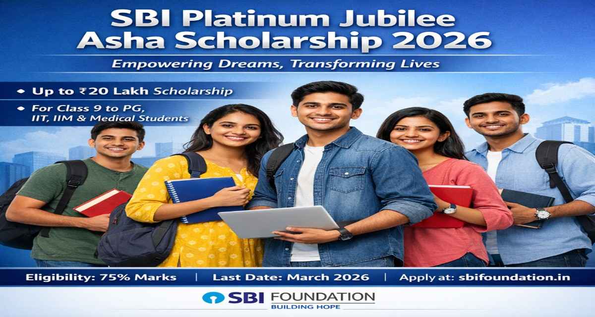 SBI Platinum Jubilee Asha Scholarship