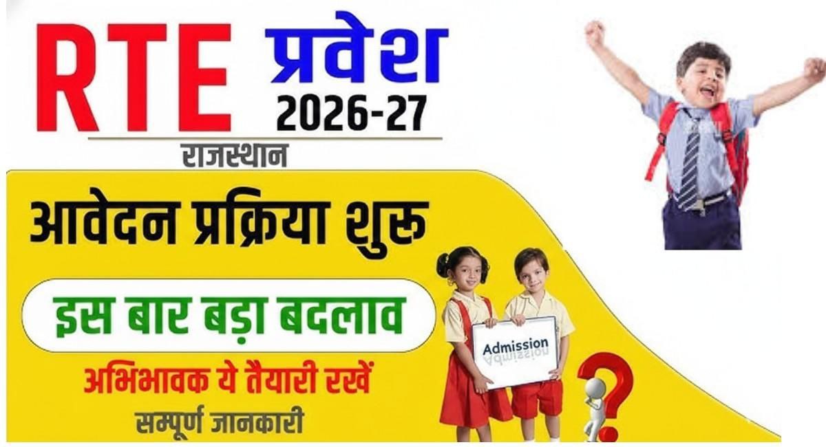 Rajasthan RTE Admission 2026-27: Private School Free Admission Full ...