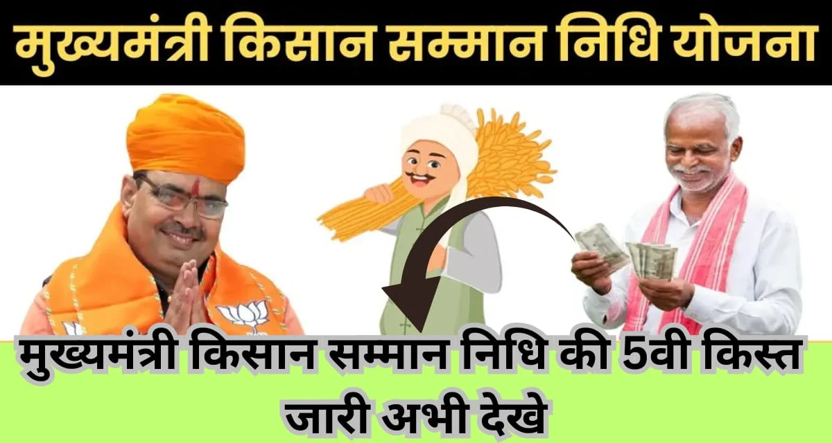 Mukhyamantri Kisan Samman Nidhi Yojana