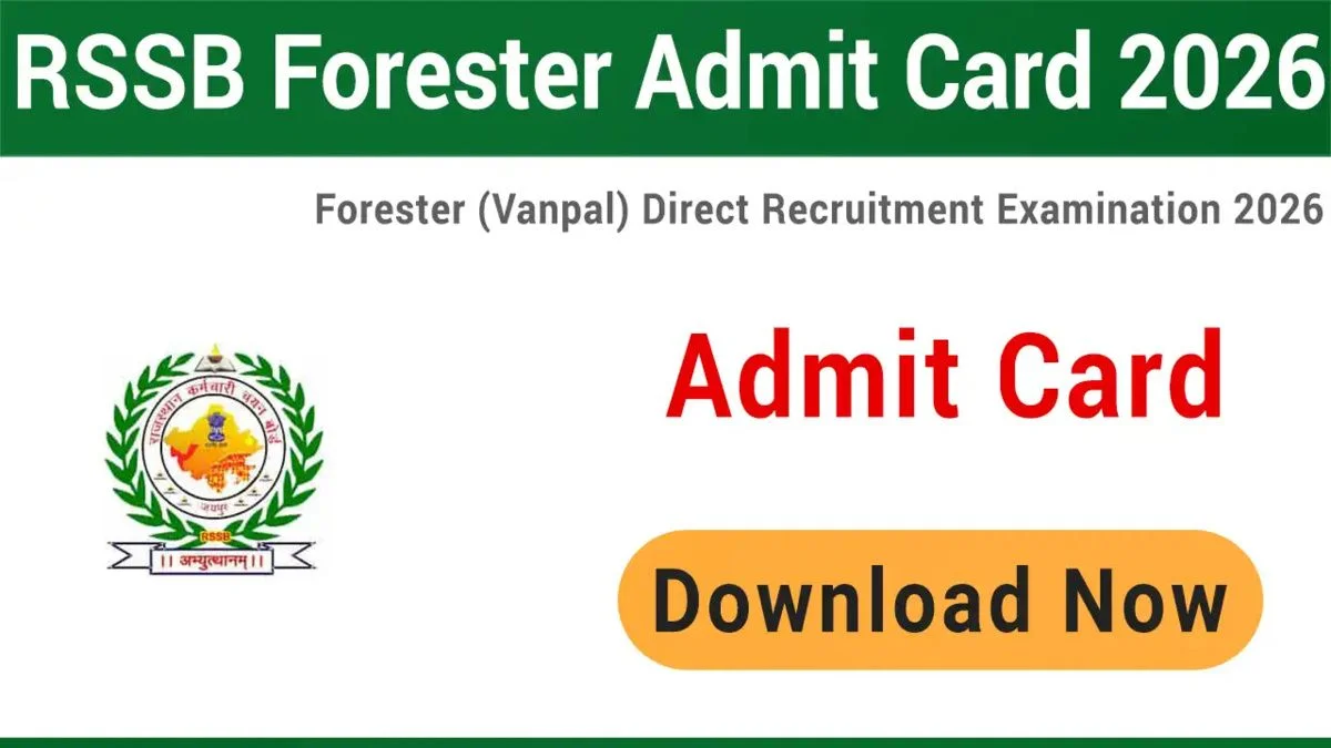 Rajasthan Vanpal Admit Card 2026
