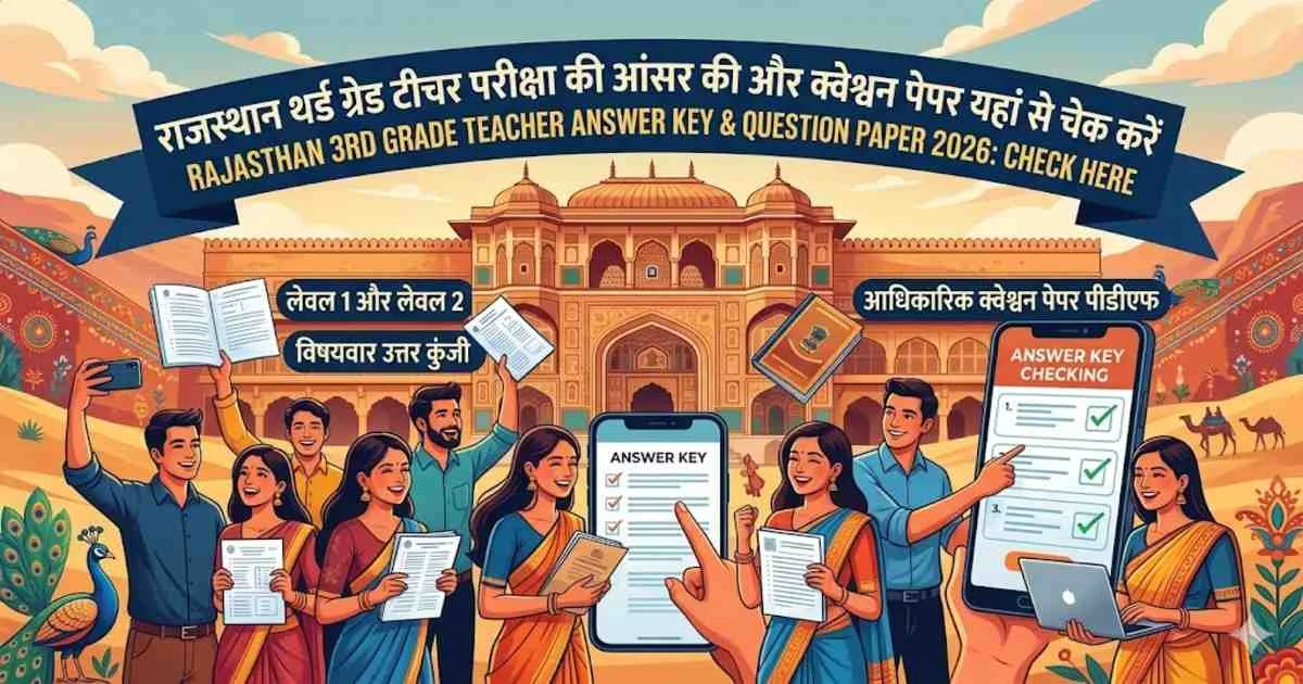 Rajasthan 3rd Grade Teacher Answer Key 2026